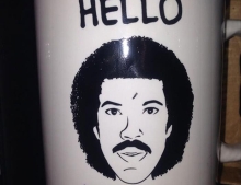 Lionel Richie mug is just plain awesome.