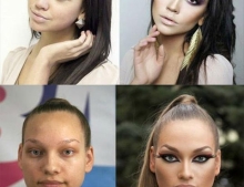 Makeup can help to greatly improve your appearance and these pictures are proof.