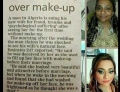 Man sues wife over makeup.