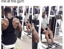 Me at the gym.