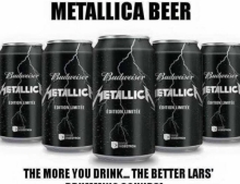 Metallica beer.