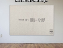 Modern art.