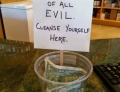 Money is the root of all evil. Cleanse yourself here.