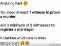 Murder vs. Marriage