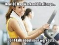 New 30 day workout challenge.