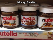 Nice try Pamella, but there can be only one Nutella.