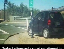 Nobody Said You Had To Be Smart To Drive A Smart Car.