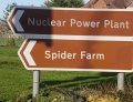 Nuclear power plant near a spider farm. What could possibly go wrong?