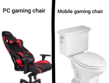 PC gaming chair vs. Mobile gaming chair
