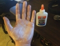 Peeling Elmer's Glue off my hand brings back great childhood memories.
