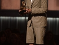 Pharrell Williams wears shorts to the 2015 Grammy Awards because it makes him Happy.