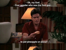 Pineapple on pizza.
