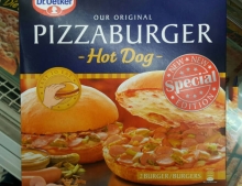 Pizza. burger or hot dog? Now you can have them all in one easy meal.