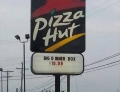 Pizza Hut Sign Has A Whole New Meaning When A Space Is Added After The D,