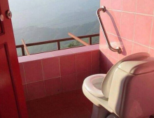 Poop with a view.