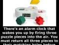 Possibly the most annoying alarm clock in the world.