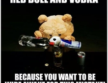 Red Bull and vodka.