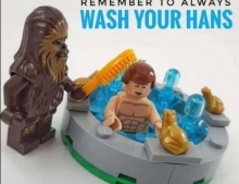 Remember to always wash your Hans.