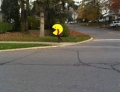 Saw Pac-Man walking down the street today.