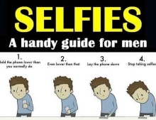 Selfies: A handy guide for men.