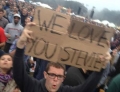 So this guy brought a sign with him to a Stevie Wonder concert.
