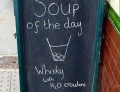 Soup of the day sounds absolutely delightful.