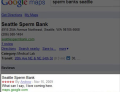 Sperm Bank Google Review. Seems Like A Great Place.