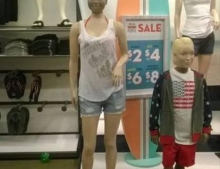 Swapping The Heads On Mannequins At Stores Is Always Fun.