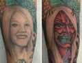 Ex-girlfriend tattoo cover up.