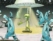 The aliens have landed, but the zombies don't care.