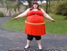 The awkward moment when you buy a hula hoop and it fits.
