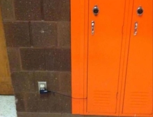 The best locker on the entire school campus.