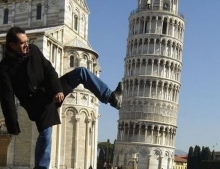 The Leaning Tower Of Pisa Will Never Straighten Itself Up If Everyone Continues To Try And Push It Over.