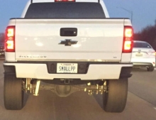 The myth about guys who drive lifted trucks might be true.