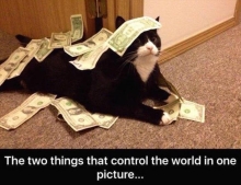The two things that control the world in one picture.