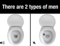 There are 2 types of men when it comes to urinating in the toilet.