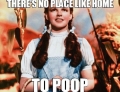 There's no place like home, especially when you need to poop.