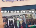 These girl scouts are savage.