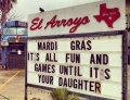 Mardis Gras. It's all fun and games.