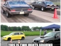 This is drag racing.