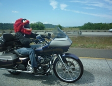 Motorcycle helmet that looks like Animal from The Muppets is sure to turn some heads on the highway.