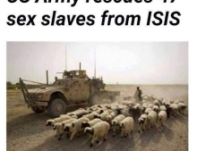 U.S. Army rescues 47 sex slaves from ISIS.