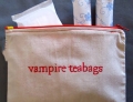Vampire teabags.