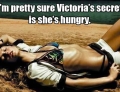 Victoria's secret is finally out.