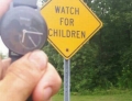 Watch for children.