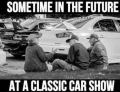 What a classic car show may look like in the future.