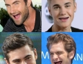 What some famous celebrities would look like with no teeth.
