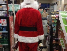 When Santa Claus finishes up with Christmas he deserves to relax and relieve some stress..