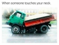When someone touches your neck.