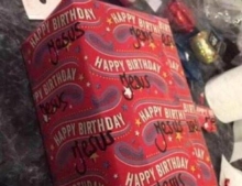 When you run out of Christmas wrapping paper.
